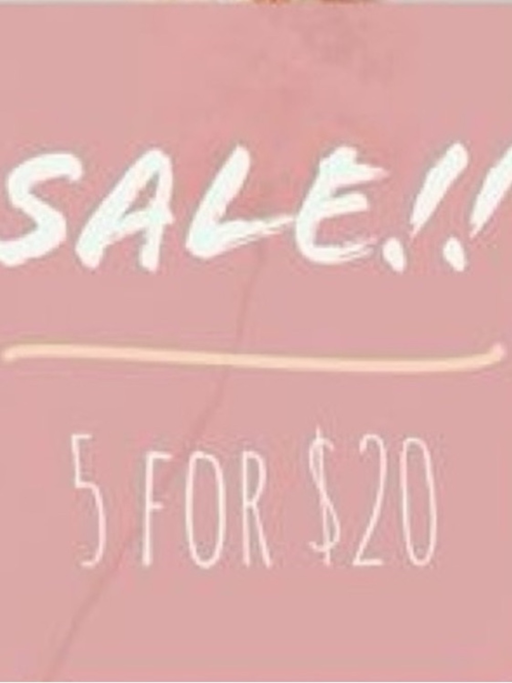 Sale— $5 Items only